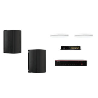 Biamp MRB-L-X400-C-DXS5. Pack con TesiraFORTÉ X 400, Micrófonos de Techo y Altavoces de Superficie