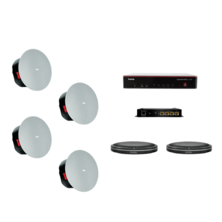 Biamp MRB-L-X400-T-CIC6. Pack de Salas de Reuniones para Salas Grandes Hasta 18 Participantes