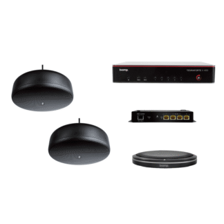 Biamp MRB-M-X400-T-P6SM. Pack con TesiraFORTÉ X 400, Micrófono de Sobremesa y Altavoces Colgantes
