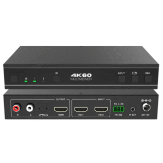 DVDO-Switcher-21SS-MV, Selector 4K 2x1 HDMI con Multiview & Salida de Audio
