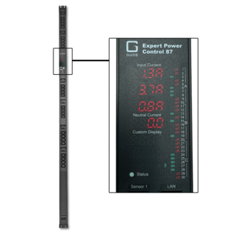 Gude Expert Power Control 87-3300-18. PDU Vertical de 30 Tomas Conmutables y Medibles