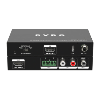DVDO-AudioE-4, Extractor de Audio 4K HDMI 2.0 con Salida de Audio Balanceada