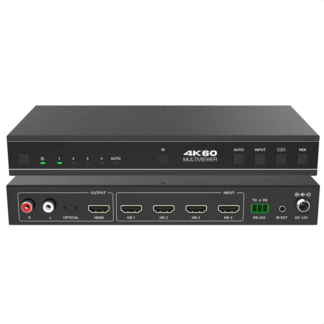 DVDO-Switcher-41SS-MV, Selector 4K 4x1 HDMI con Multiview & Salida de Audio