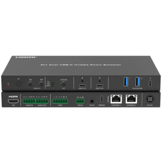 DVDO-USBC-PS-21-XL, Selector de Presentaciones con Entradas USB-C, Audio y 2 Puertos LAN
