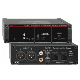 RDL RU-BTLA - Interfaz de Audio Line-Level y Format-A con Bluetooth