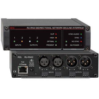 RDL RU-RN22 - Interfaz de Red Bidireccional de Micro/Línea 2x2