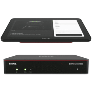 Biamp UCC-UCX1000-T. Pack Hub Devio UCX con Devio UCX 1000 y Apprimo Touch 10 UCX-T